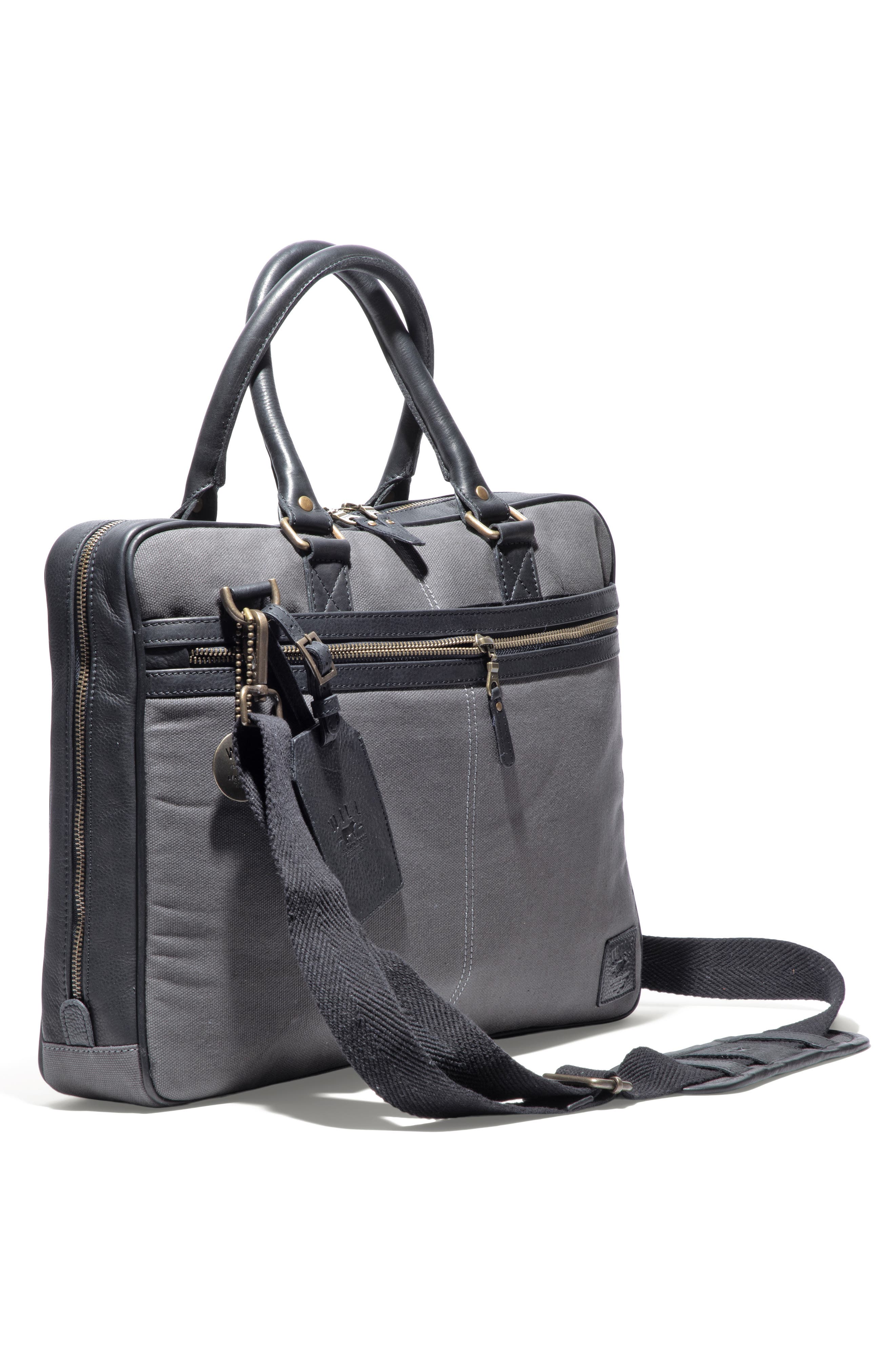Will Leather Goods Commuter Slim Briefcase, Alternate, color, 