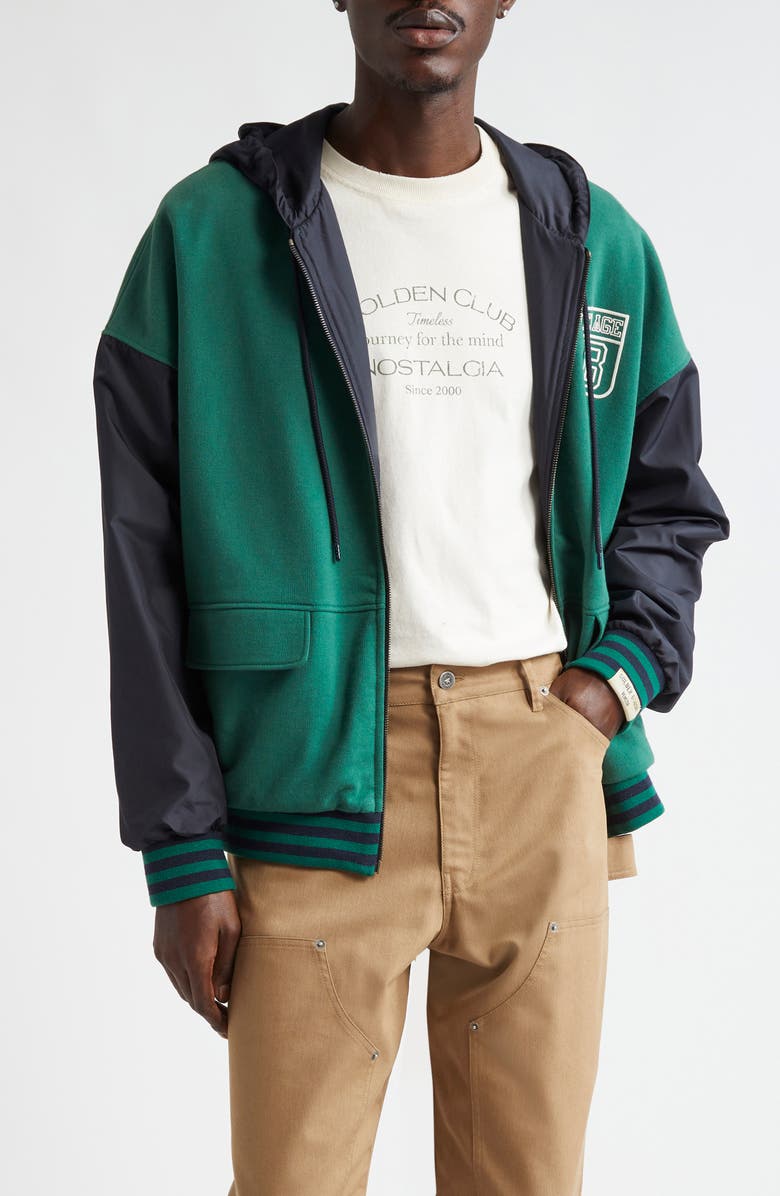 Golden Goose Gender Inclusive Reversible Full Zip Hoodie, Main, color, 