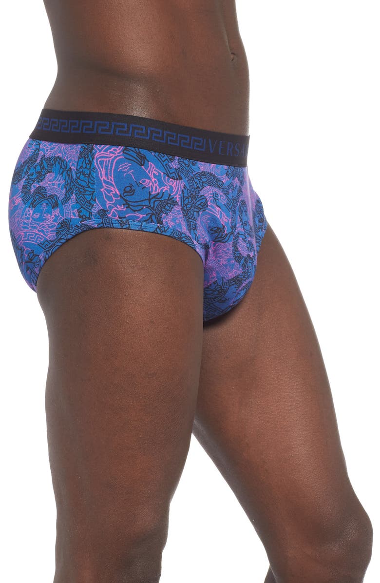 Versace Low Rise Briefs, Alternate, color,