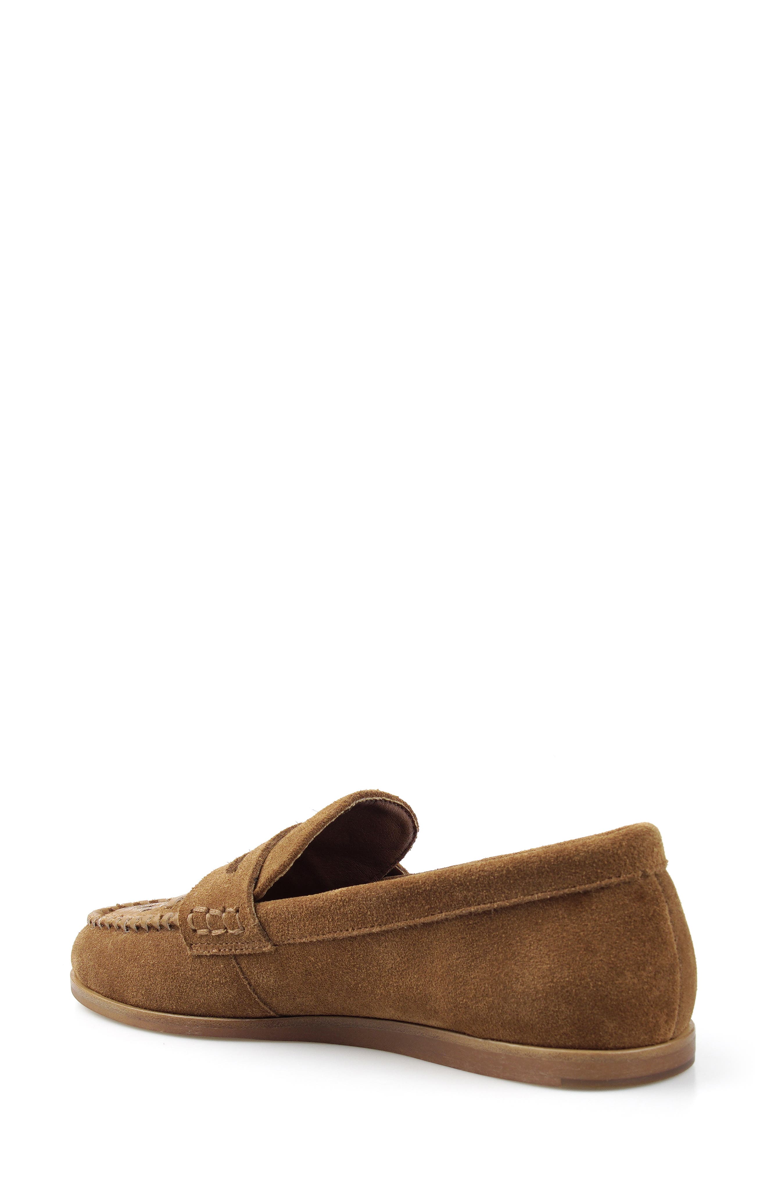 Roki Penny Loafer, Alternate, color, TAN SUEDE