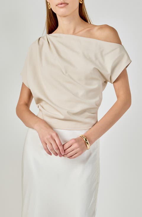Off the Shoulder Cropped Top