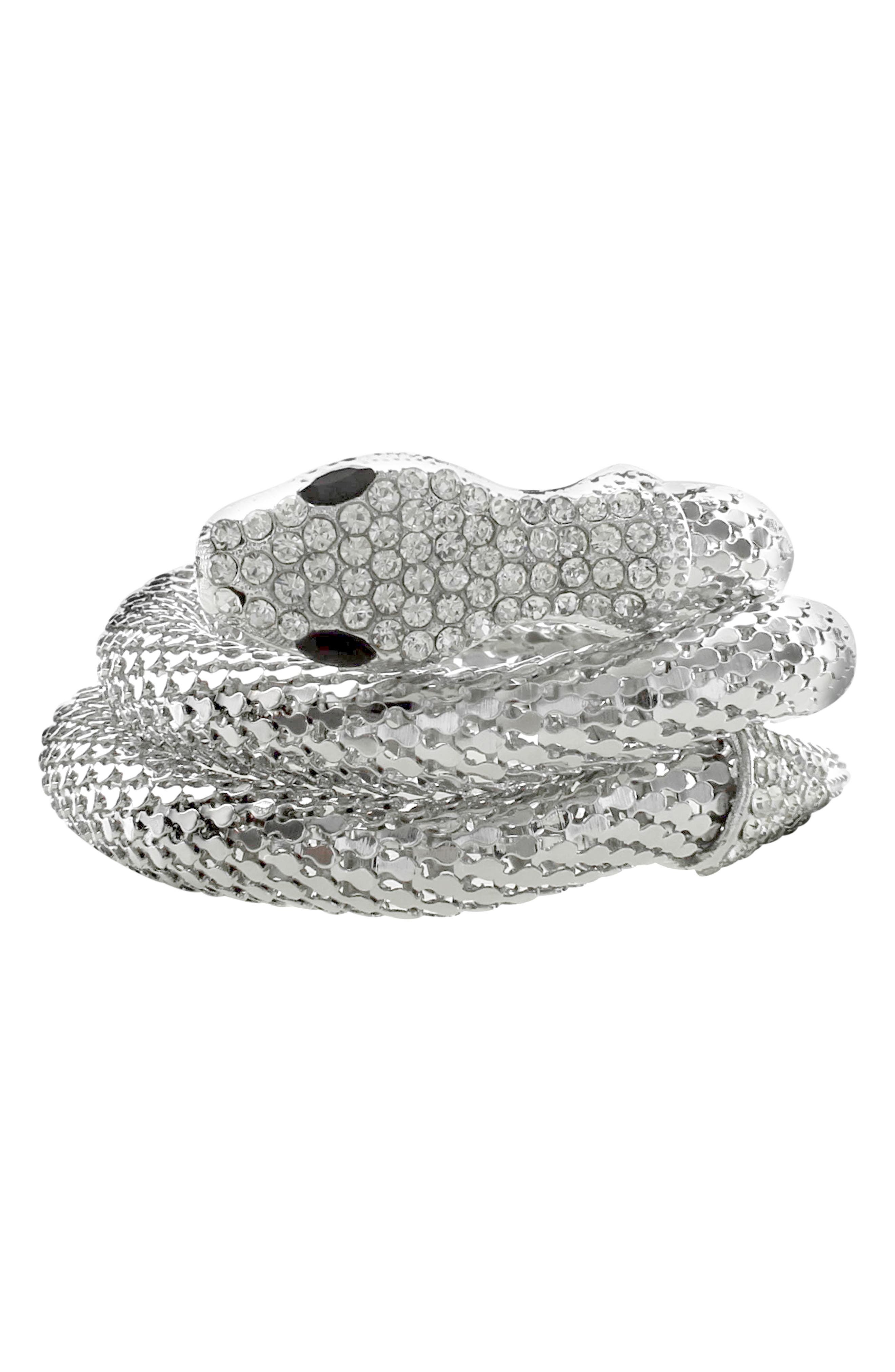 OLIVIA WELLES Snake Eyes Coil Bracelet