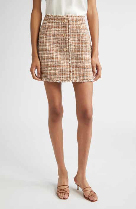 Cinq à Sept Larissa Odette Tweed Miniskirt