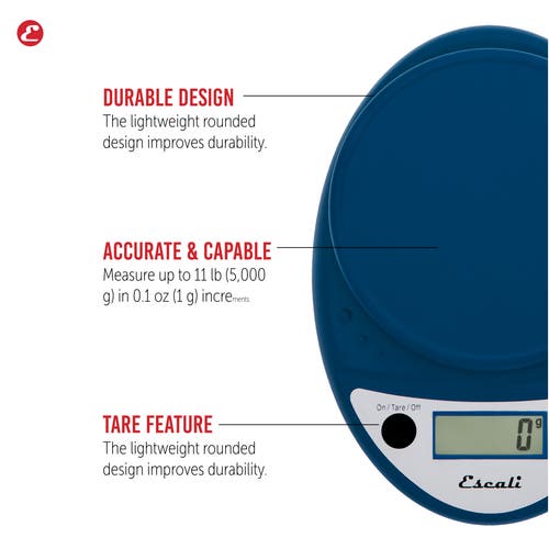 Escali Primo Digital Scale In Blue