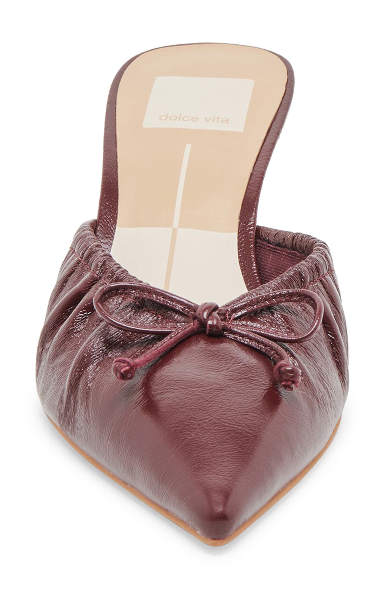 Kairi Mule, Alternate, color, CRANBERRY CRINKLE PA