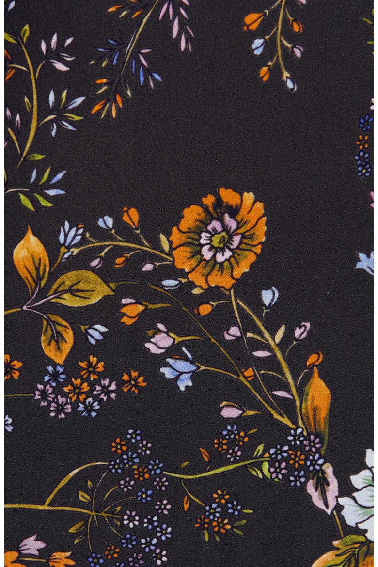 Kitty Silk Midi Skirt, Alternate, color, SHADOW FIELD FLOWER