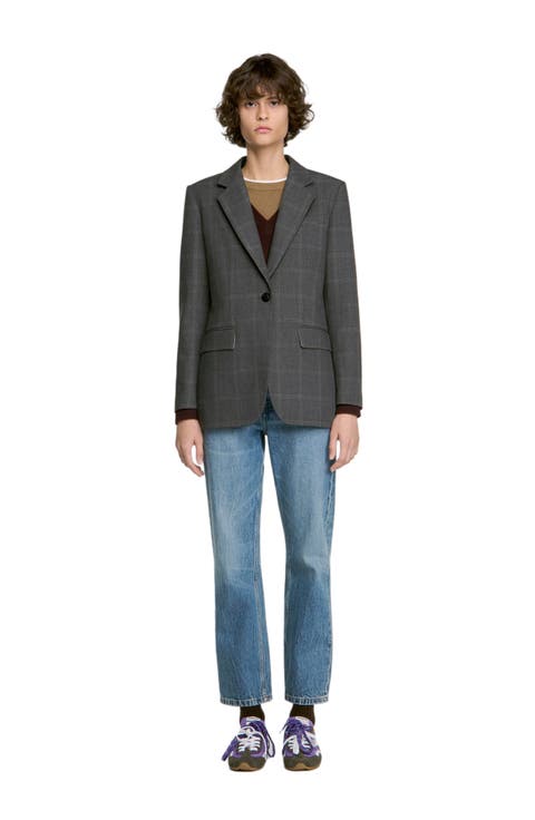 Check Tailored Jacket