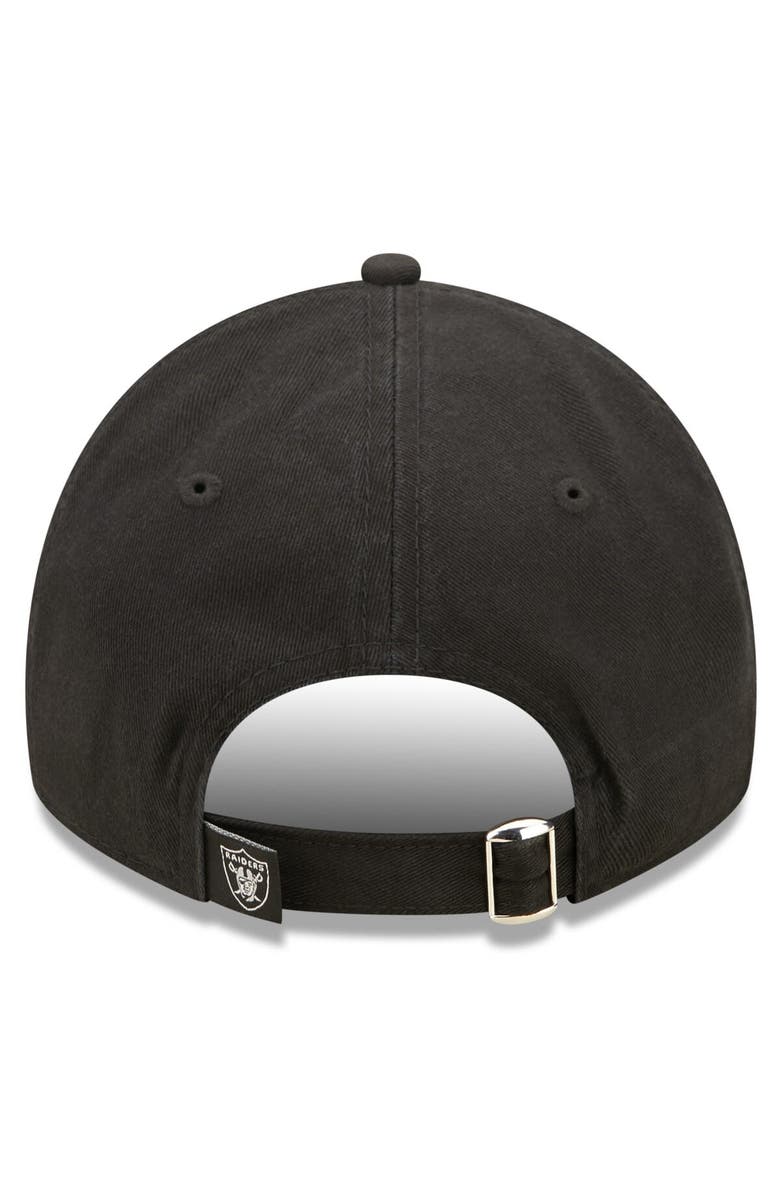 New Era Youth New Era Black Las Vegas Raiders 2022 Sideline Adjustable 9TWENTY Hat, Alternate, color, 
