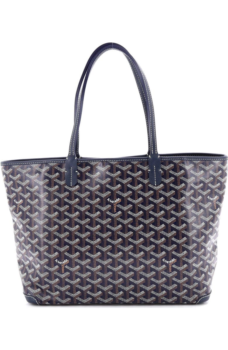 Pre-Owned Goyard Artois Tote Coated Canvas PM, Alternate, color, Blue