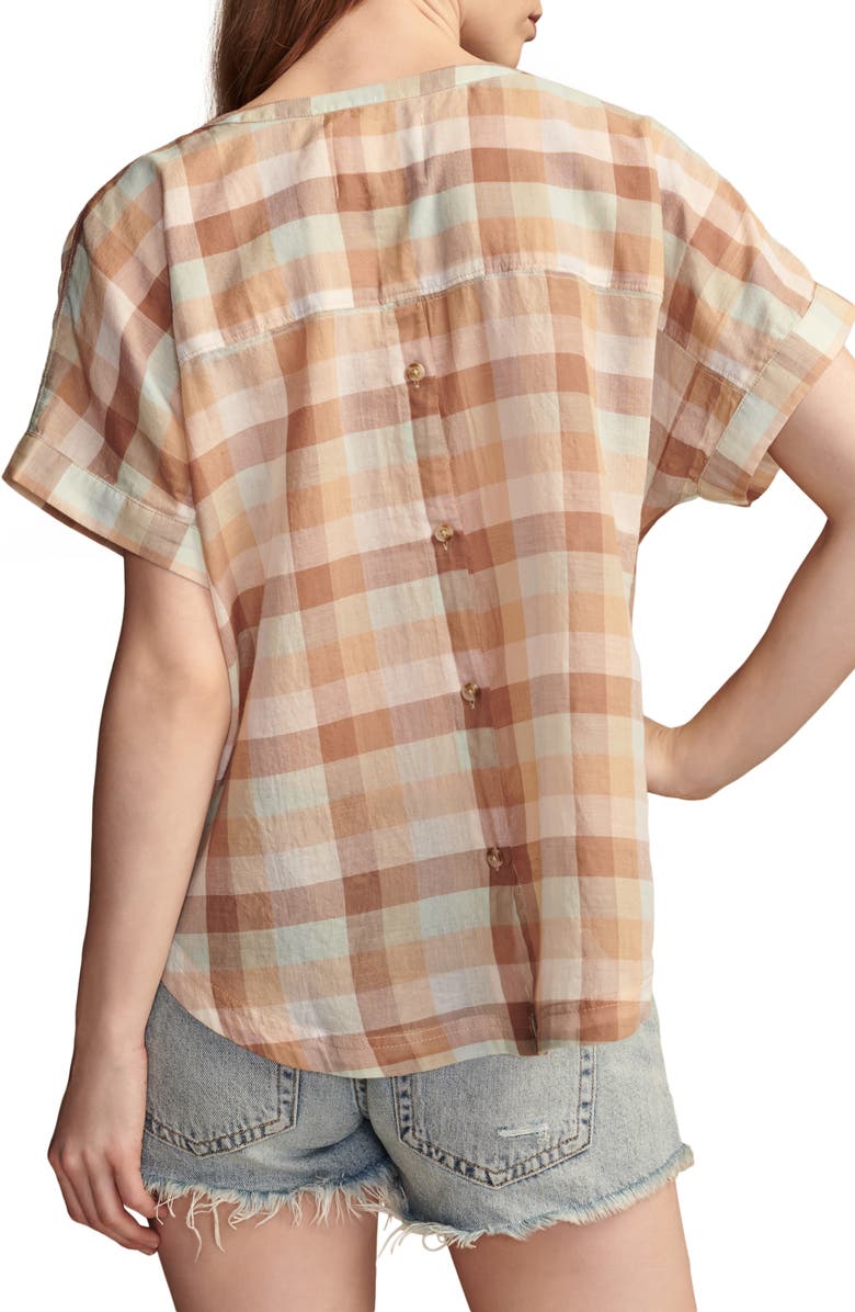 Lucky Brand Stripe Dolman Sleeve Pullover Top, Alternate, color, 