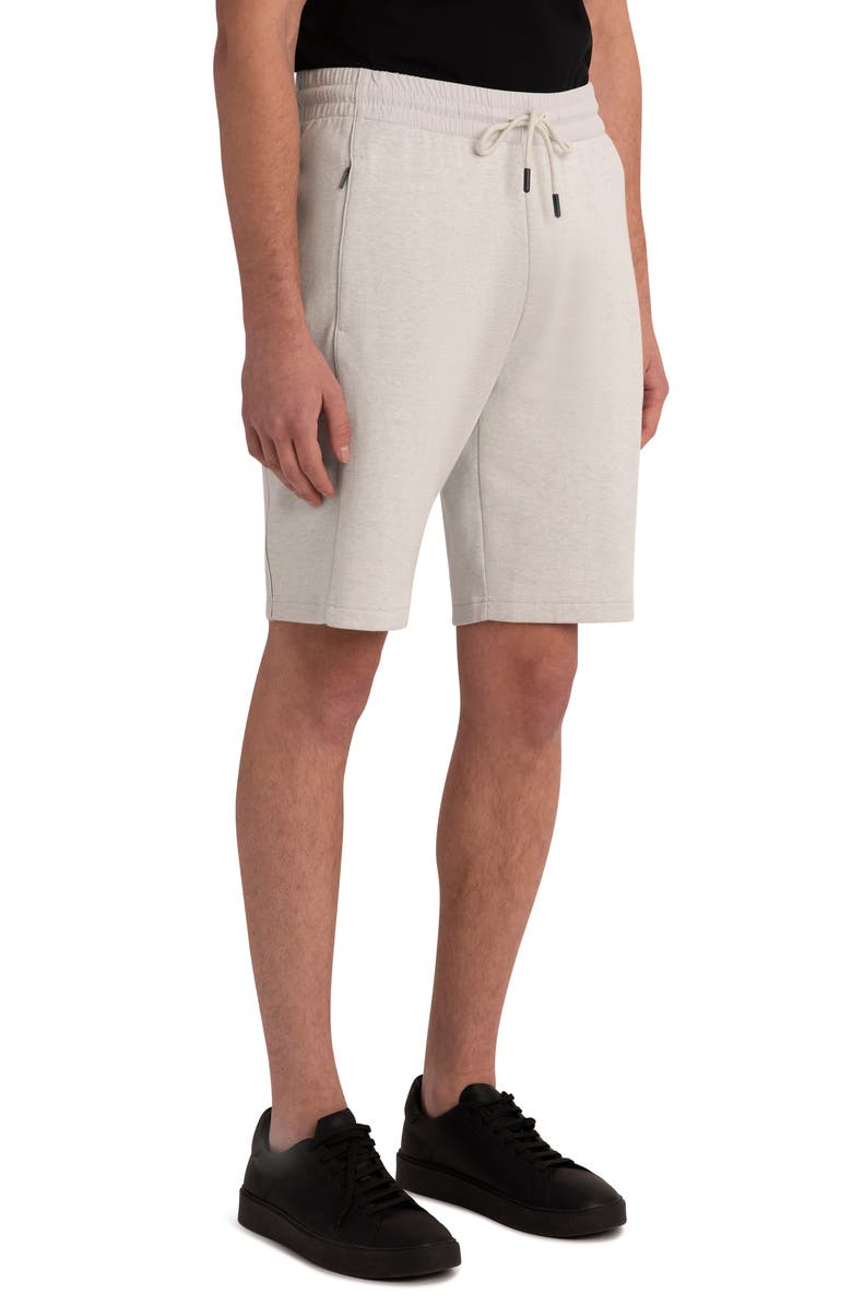 Bugatchi Comfort Drawstring Cotton Blend Fleece Sweat Shorts, Alternate, color, 