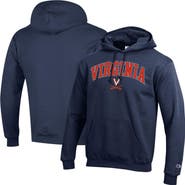 Champion Men's Champion Navy Virginia Cavaliers Arched Logo Fleece Pullover Hoodie