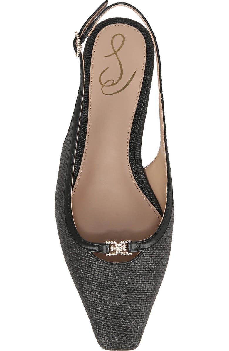 Sam Edelman Cleo Slingback Flat, Alternate, color, Black