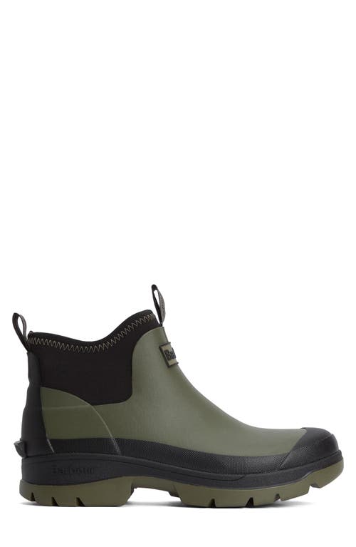 Barbour Ridge Wellington Rain Boot In Uniform Green