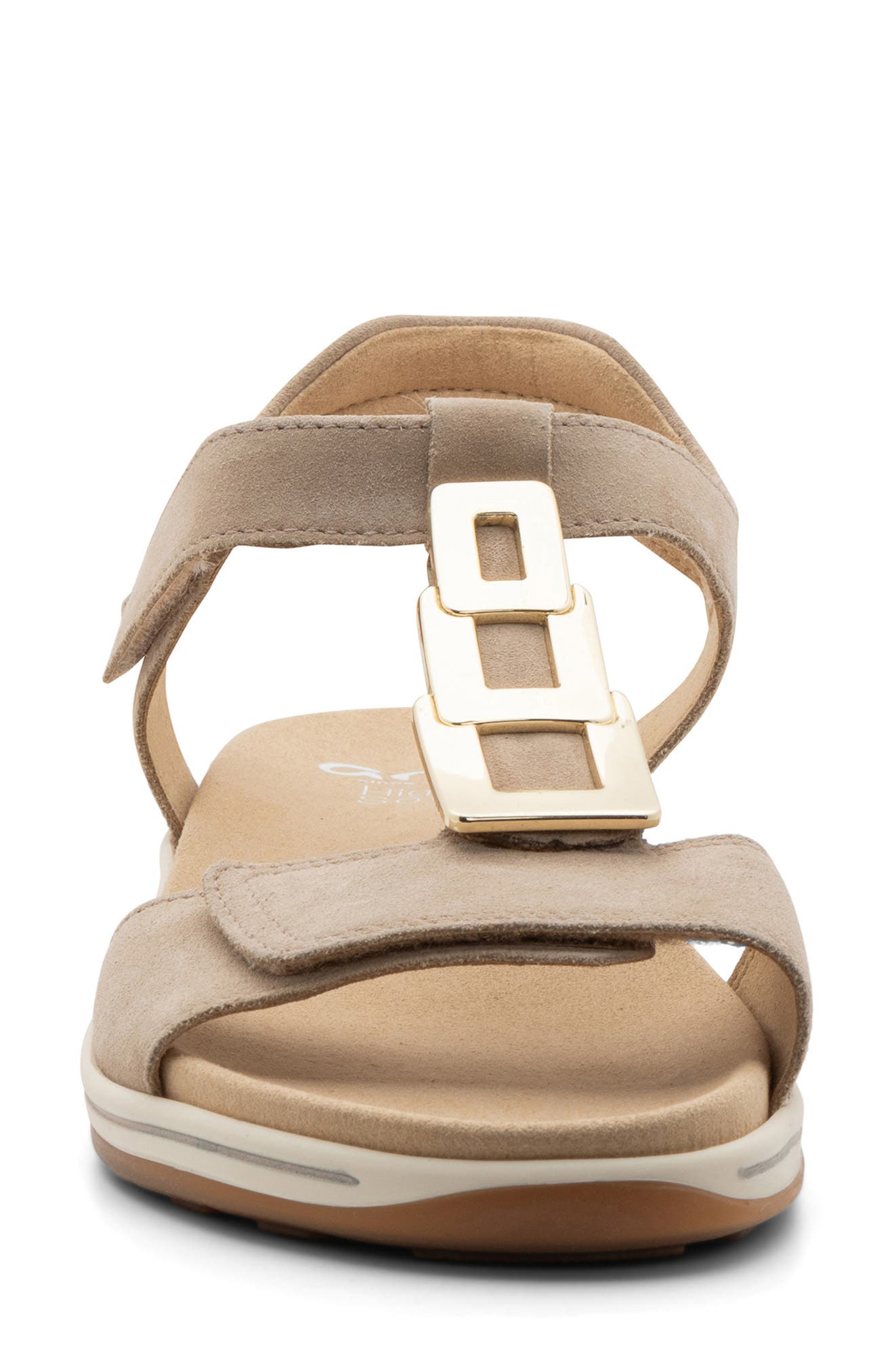 ara Oregon 2.0 T-Strap Wedge Sandal, Alternate, color, Sand