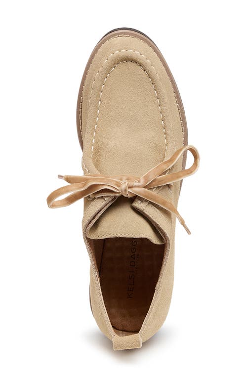 Kelsi Dagger Brooklyn Olga Lug Loafer Heels In Brown
