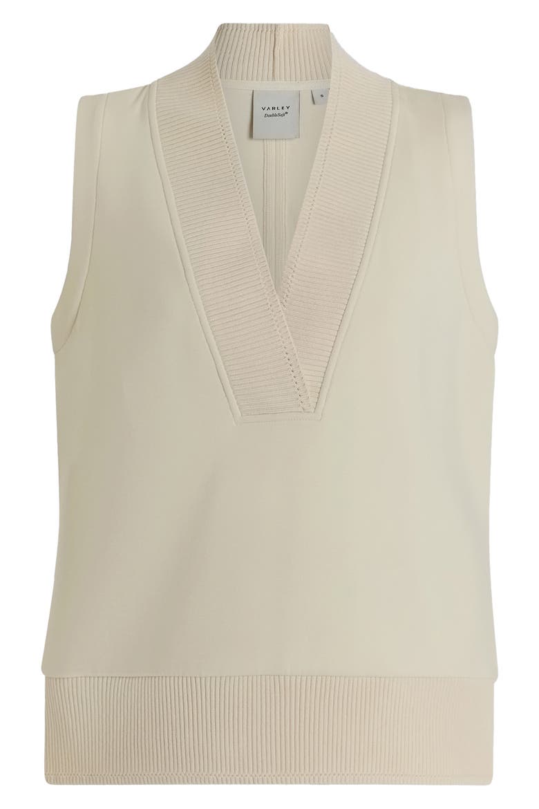 Freida V-Neck Jersey Tank, Alternate, color, PRISTINE