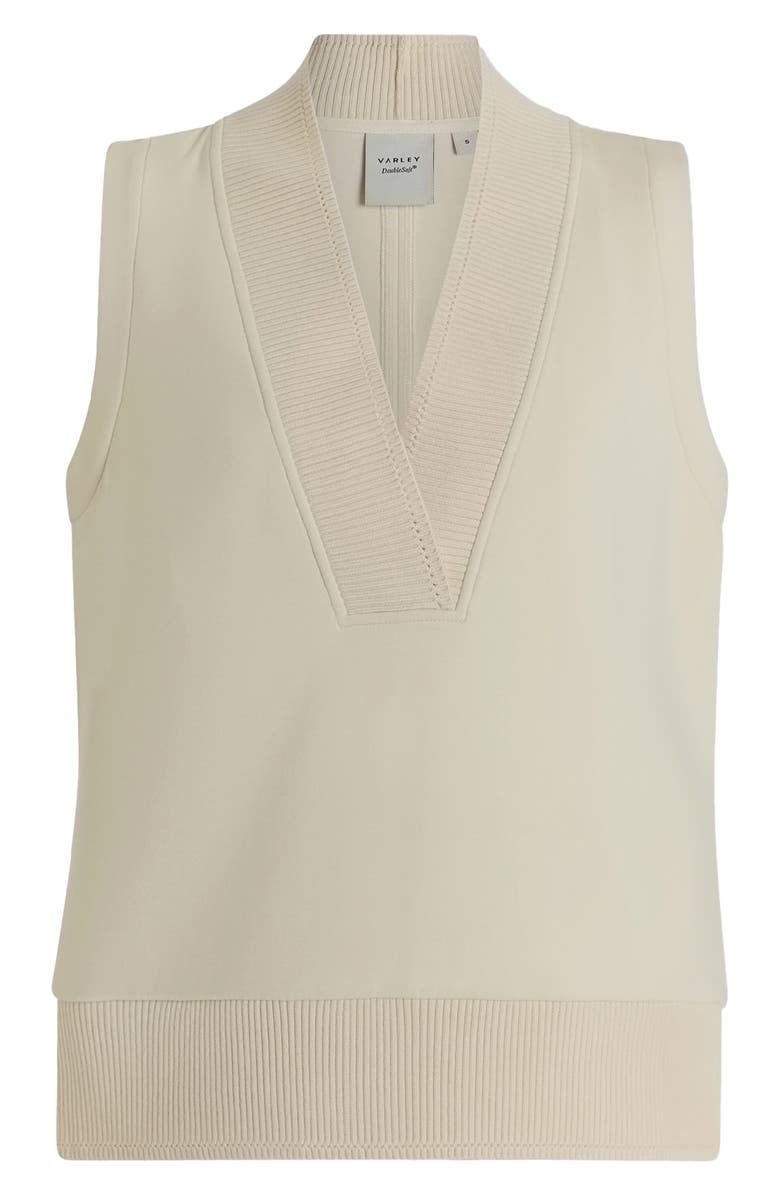 Varley Freida V-Neck Jersey Tank, Alternate, color, Pristine