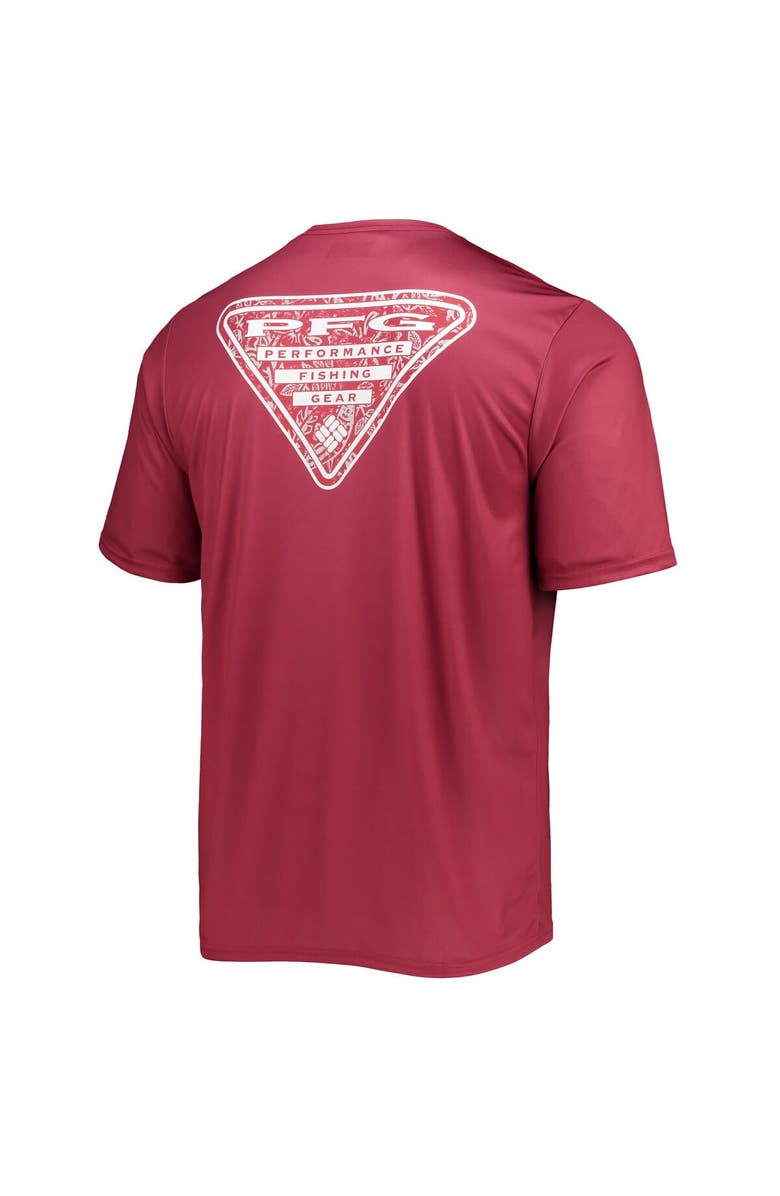 Columbia Men's Columbia Crimson Alabama Crimson Tide Terminal Tackle Omni-Shade T-Shirt, Alternate, color, 