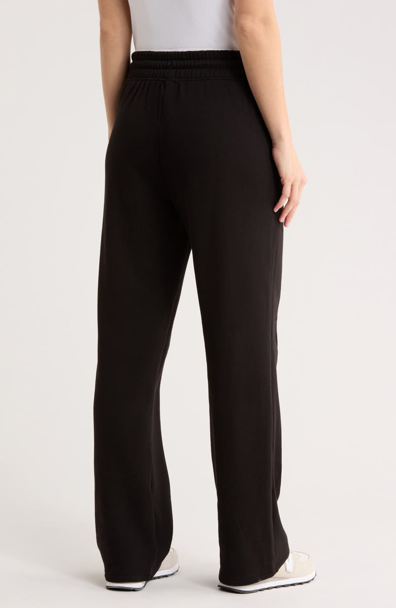 YOGALICIOUS Butter Sunday Vibe Straight Leg Pants, Alternate, color, Black