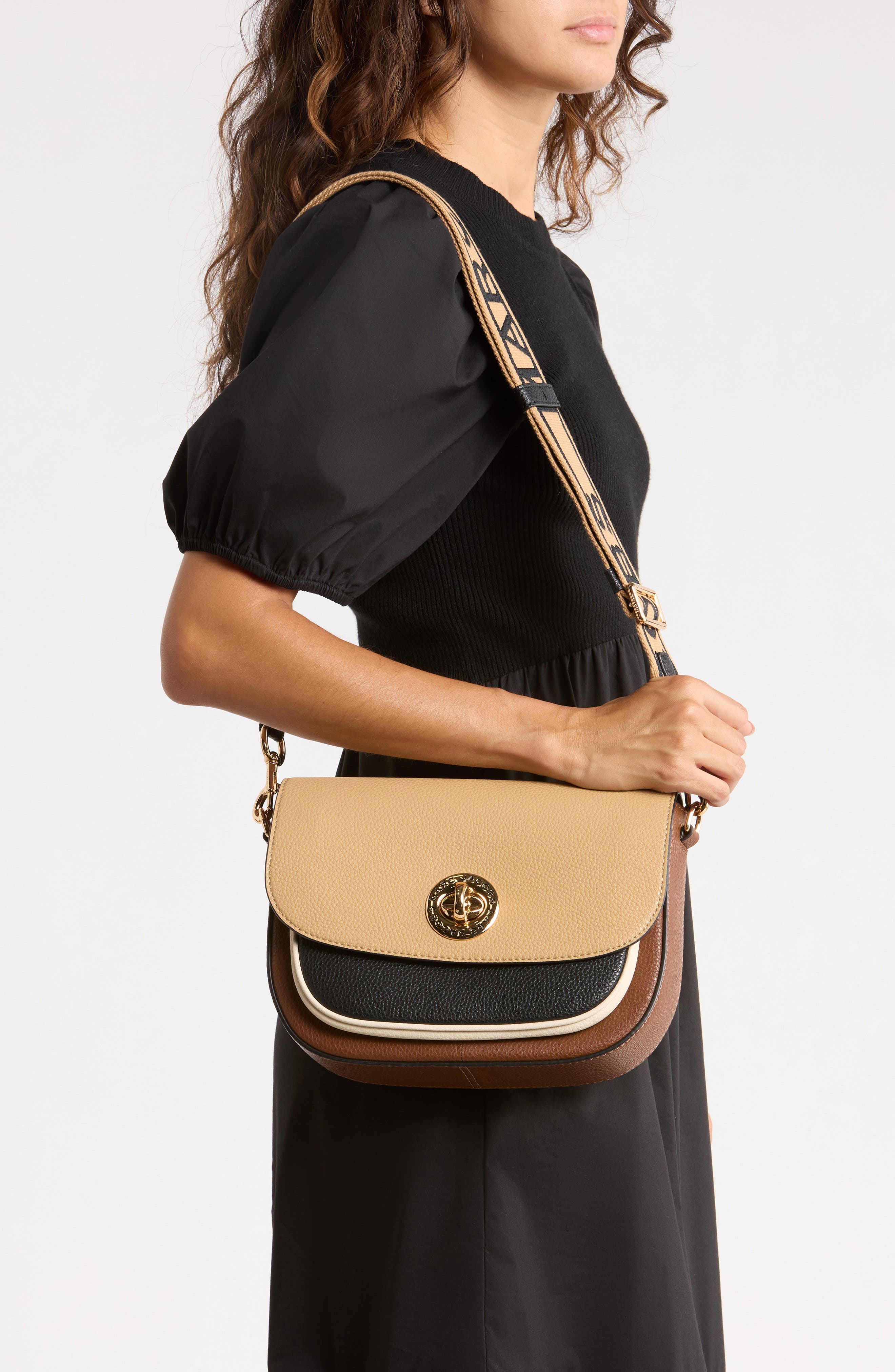 Saddle Bag, Alternate, color, COGNAC MULTI