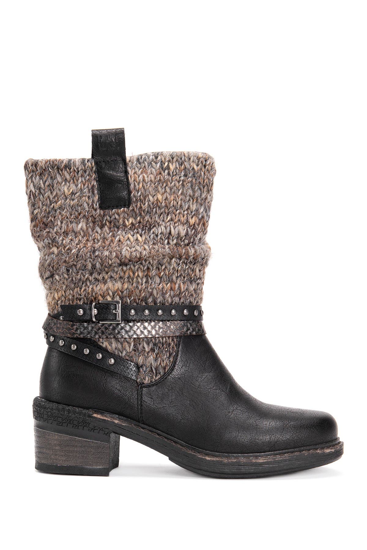 MUK LUKS Kim Block Heel Boot, Alternate, color, 