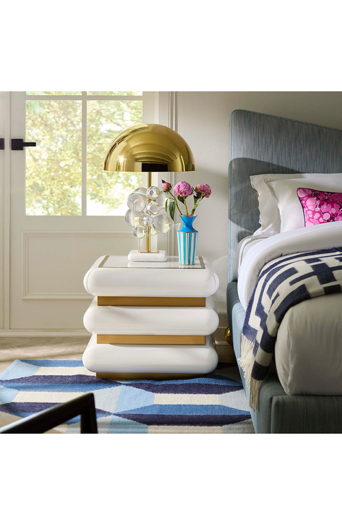 Jonathan Adler Portofino Cuff Vase In Blue