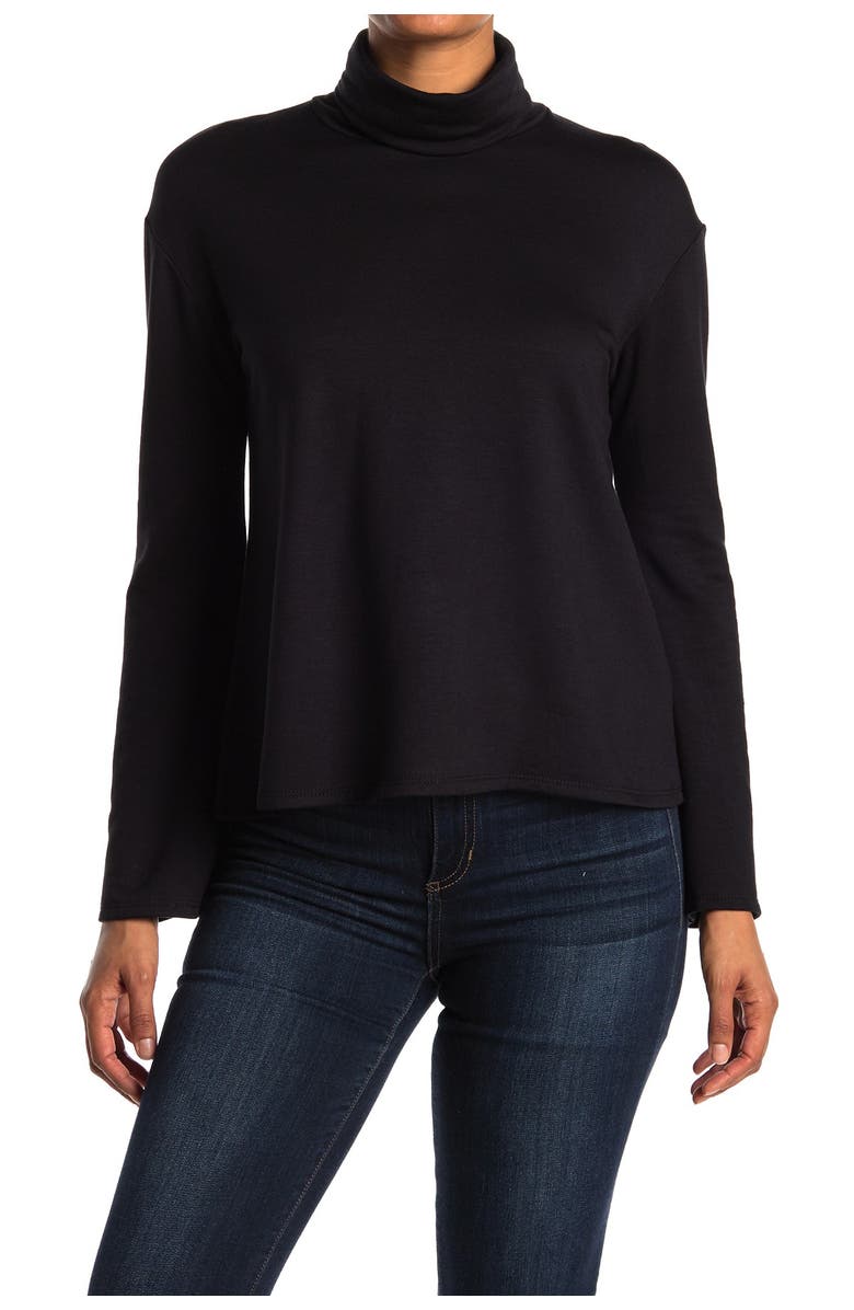 GO COUTURE Turtleneck Wide Sleeve Sweater, Main, color,