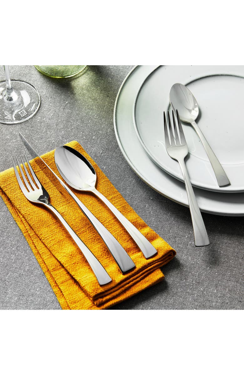 ZWILLING Bellasera 45-Piece Flatware Set, Alternate, color, Stainless Steel