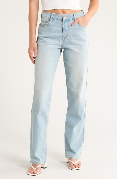 Sarah High Waist Straight Jeans