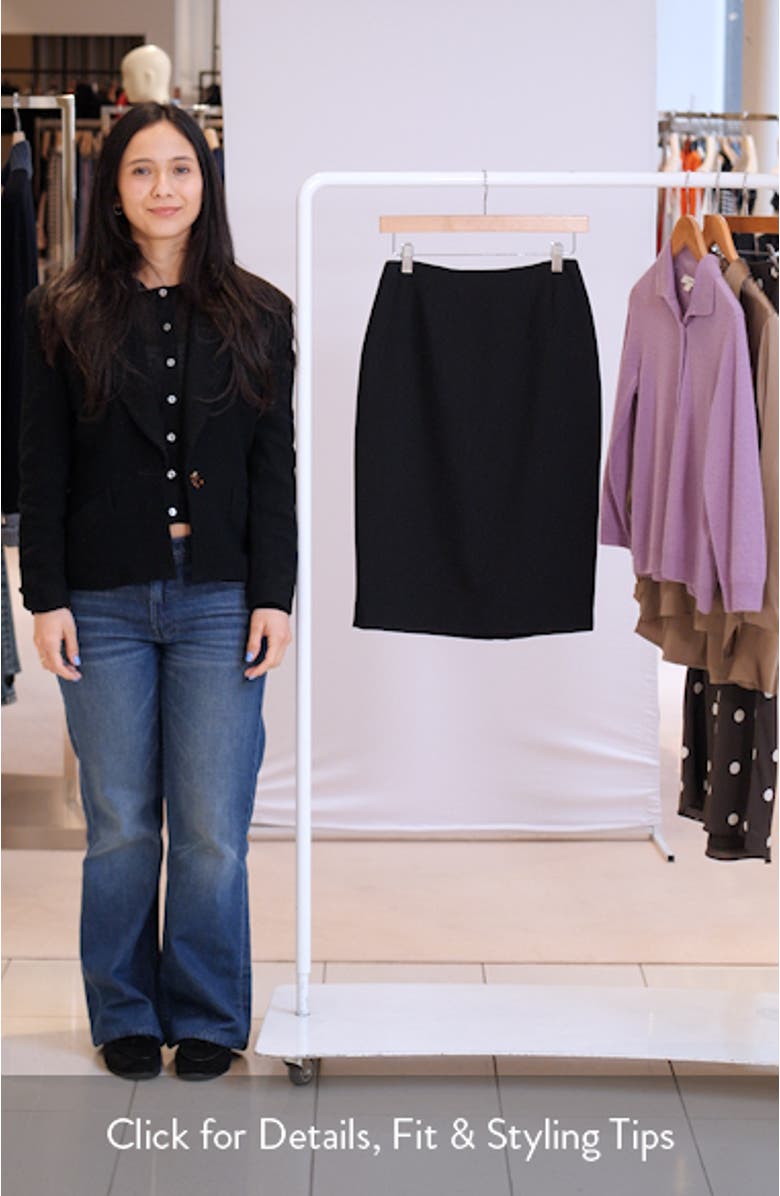 Classic Below Knee Length Skirt, sales video thumbnail