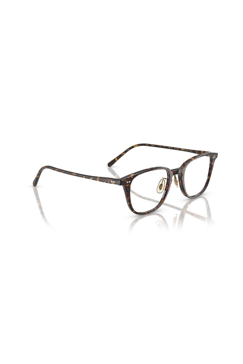 49mm Square optical glasses, Alternate, color, Tortoise
