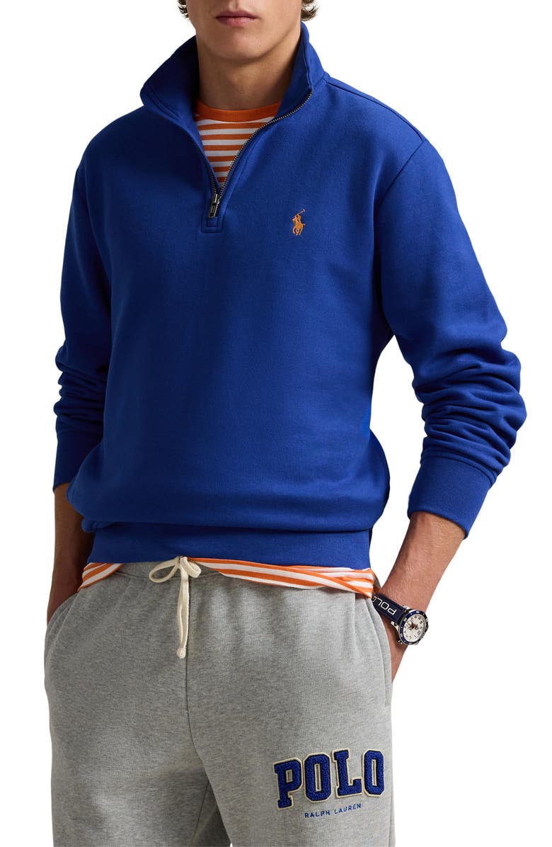 Polo Ralph Lauren Quarter Zip Fleece Pullover, Main, color, 
