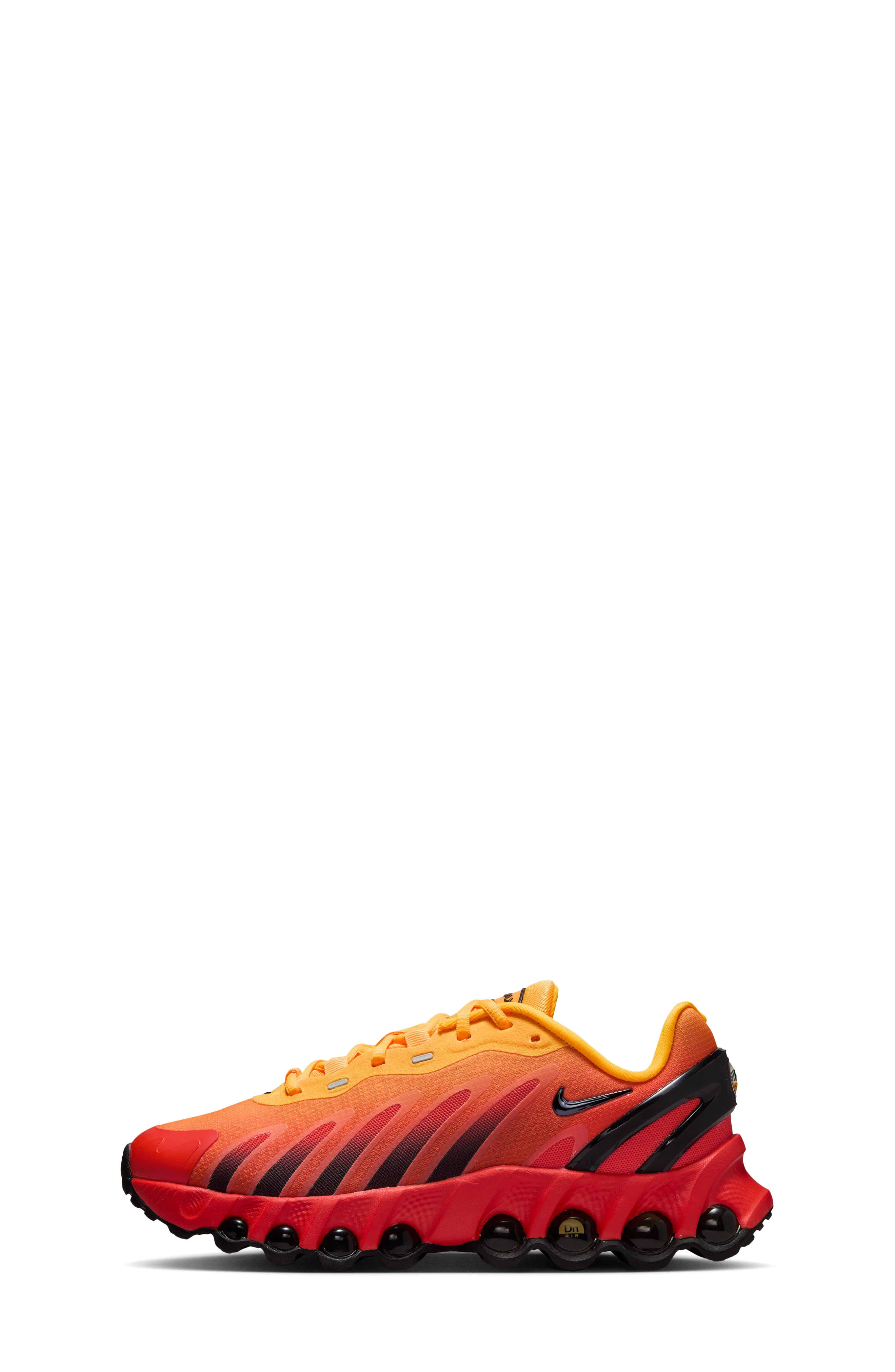 Kids' Air Max DN8 Sneaker, Alternate, color, ORANGE/ BLACK/ ORANGE/ BLACK