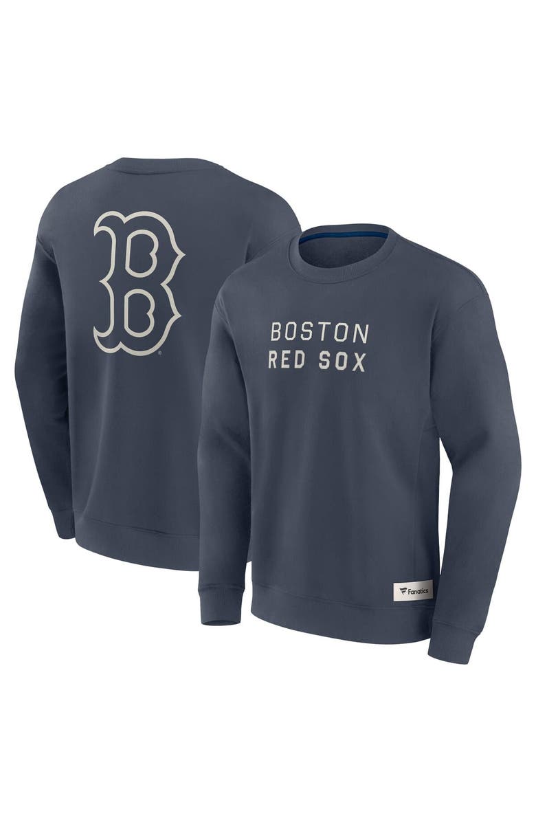 FANATICS Men's Fanatics Blue Boston Red Sox Elements Future Ground Lettering Pullover Sweatshirt, Alternate, color, Blue