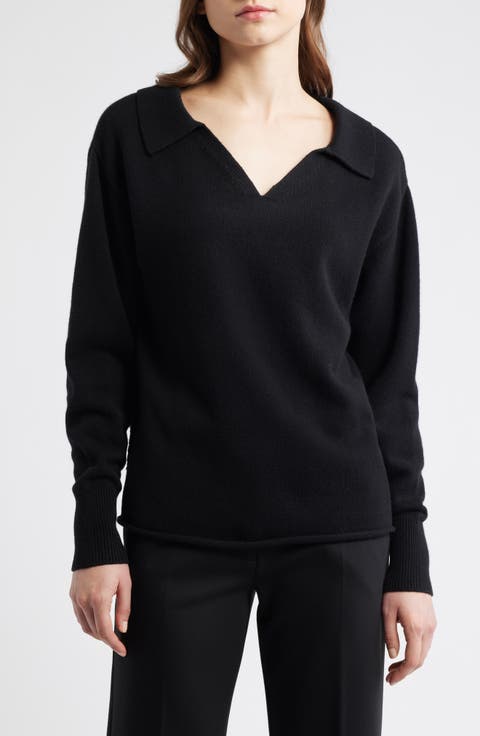 Wool Polo Sweater