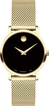 Movado Museum Classic Mesh Strap Watch, 28mm