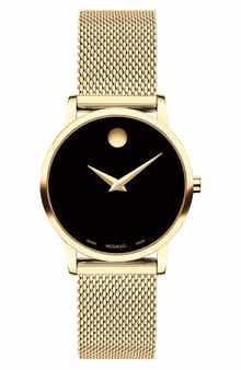 Movado Museum Classic Mesh Strap Watch, 28mm