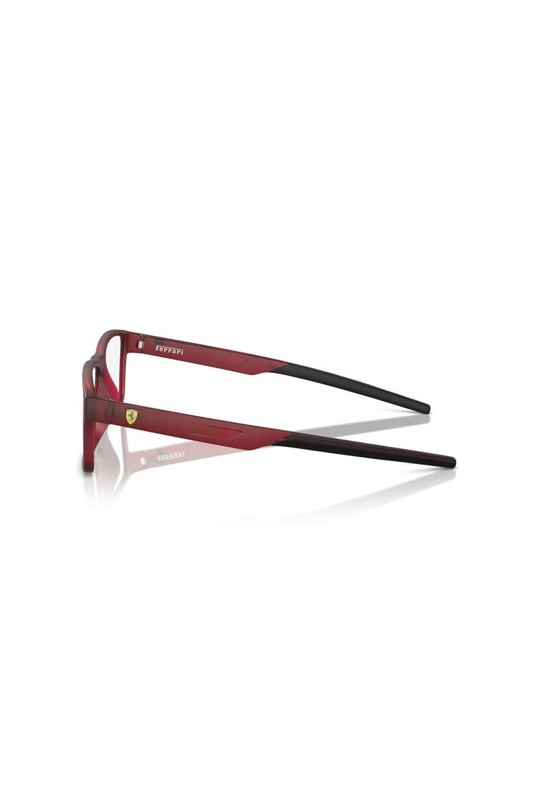 57mm Rectangle optical glasses, Alternate, color, Red