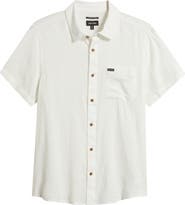 Brixton Charter Short Sleeve Slub Button-Up Shirt