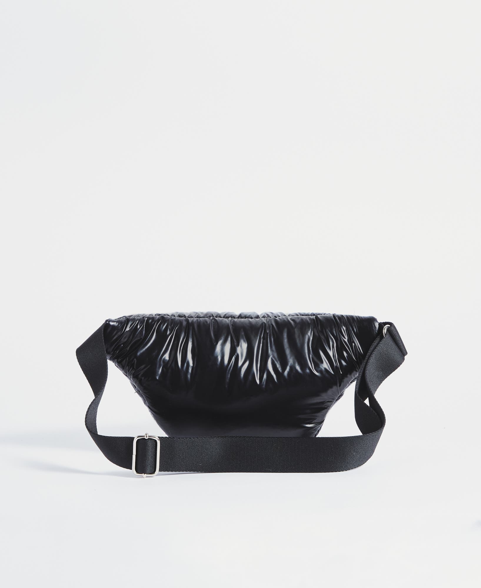Black Glossy Waistbag, Alternate, color, Black Glossy