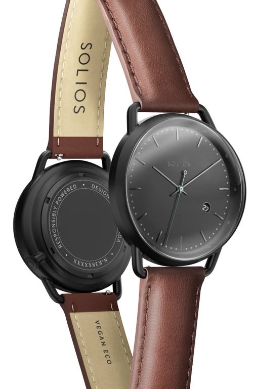 Solios Watches The Solar Curve | Black Dial