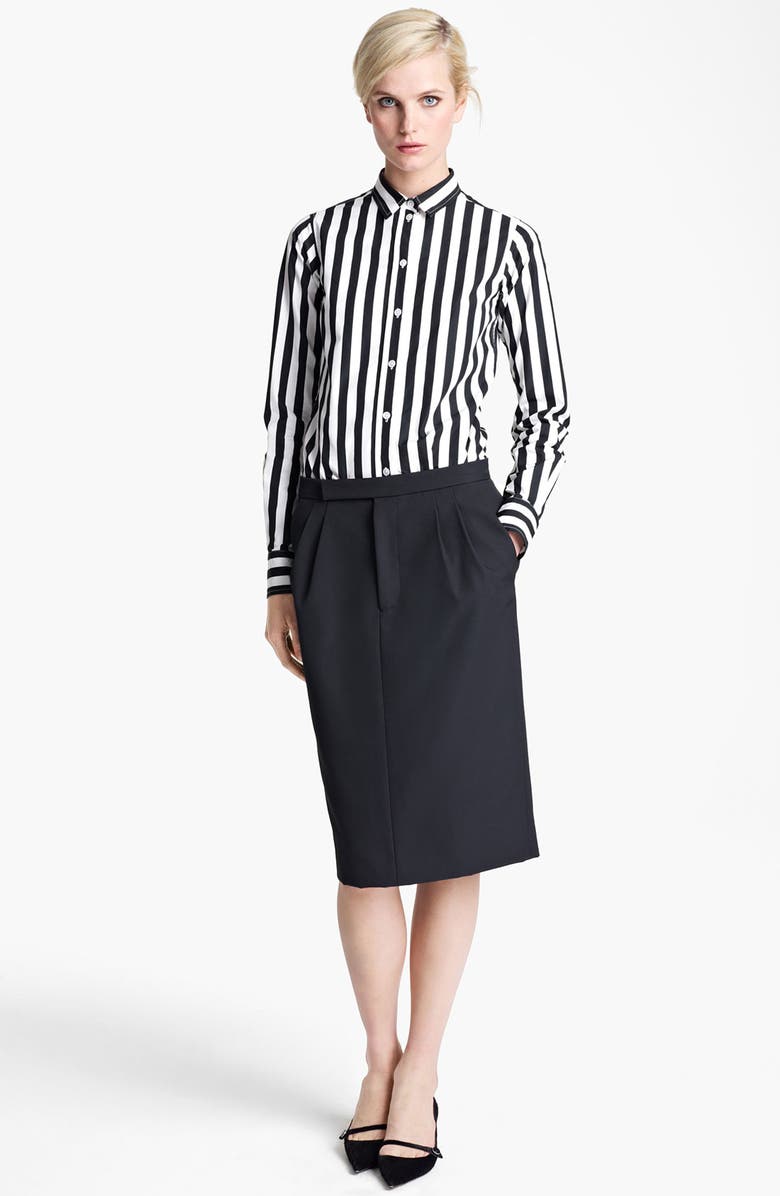 Marc Jacobs Techno Twill Skirt, Alternate, color,