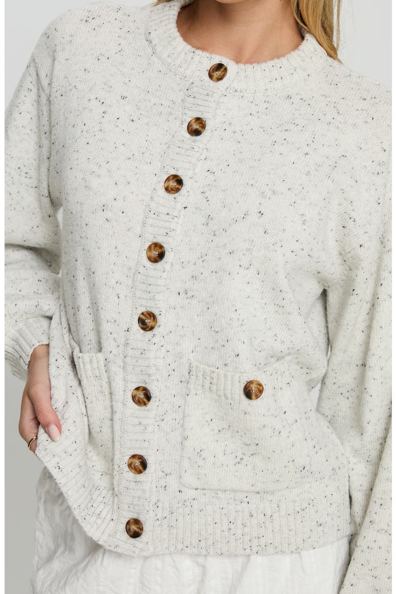Dorah Cardigan, Alternate, color, GREY