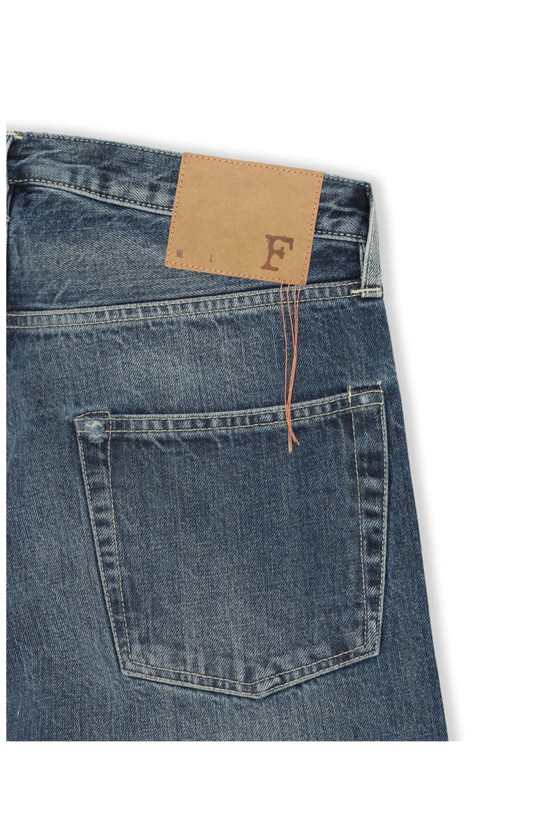 Unclejohn Japan Selvedge High-Waisted 5-Pocket Denim, Alternate, color, Dark Custom Wash