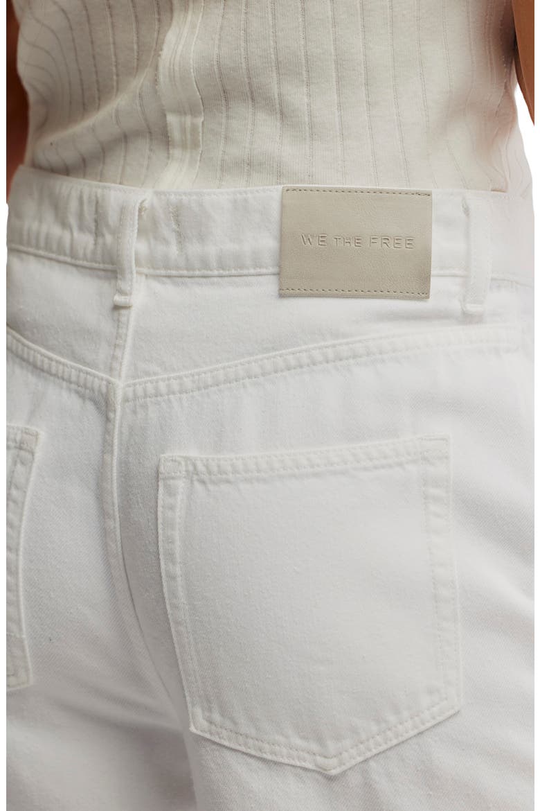Stride High Waist Wide Leg Jeans, Alternate, color, OPTIC WHITE
