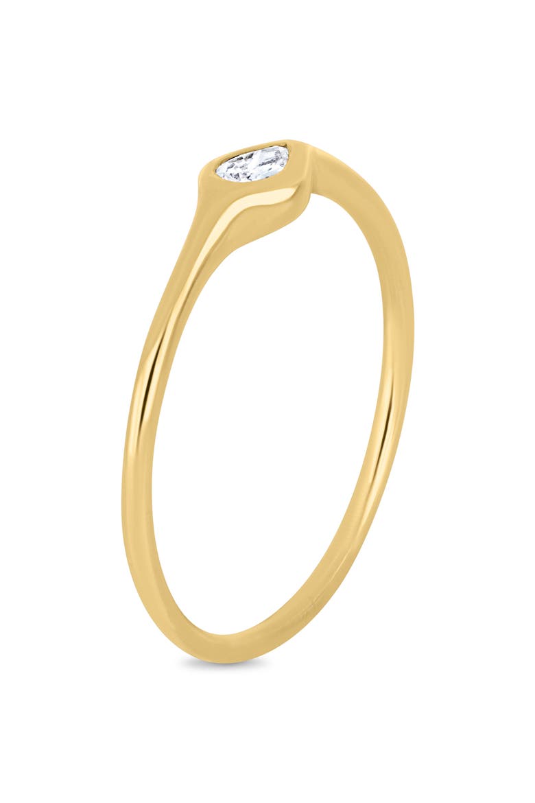Monaco 18k Gold Diamond Stackable Ring, Alternate, color, 18KY