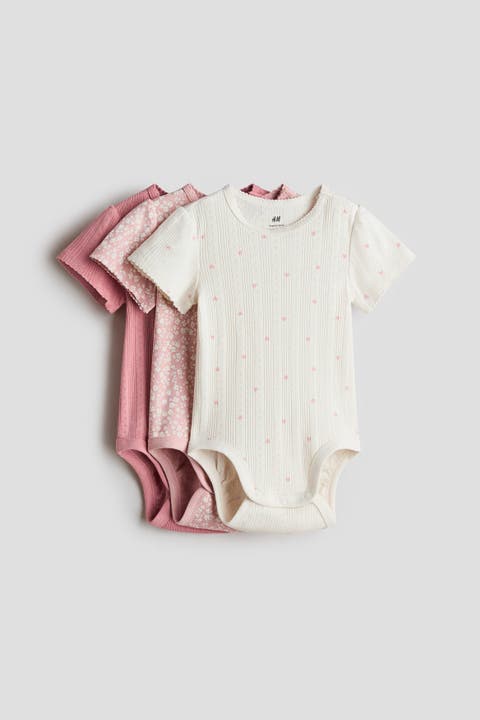 3-pack Cotton Bodysuits