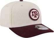 New Era Men's New Era Cream/Maroon Texas A&M Aggies Loyal Corduroy 9SEVENTY Adjustable Hat