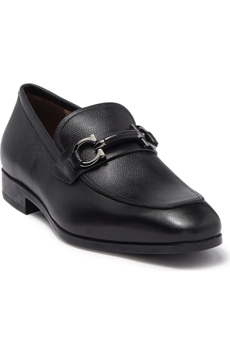 FERRAGAMO Horsebit Leather Loafer, Main, color,